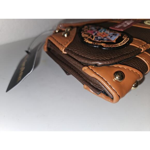 NWT! Harry Potter Hogwarts Wallet Hybrid Handbag Crossbody Chain Strap 7.25x4.5 - Picture 7 of 9